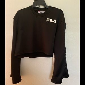 ⭐️AUTHENTIC FILA CROPPED SWEATSHIRT /SZ MED NWT⭐️